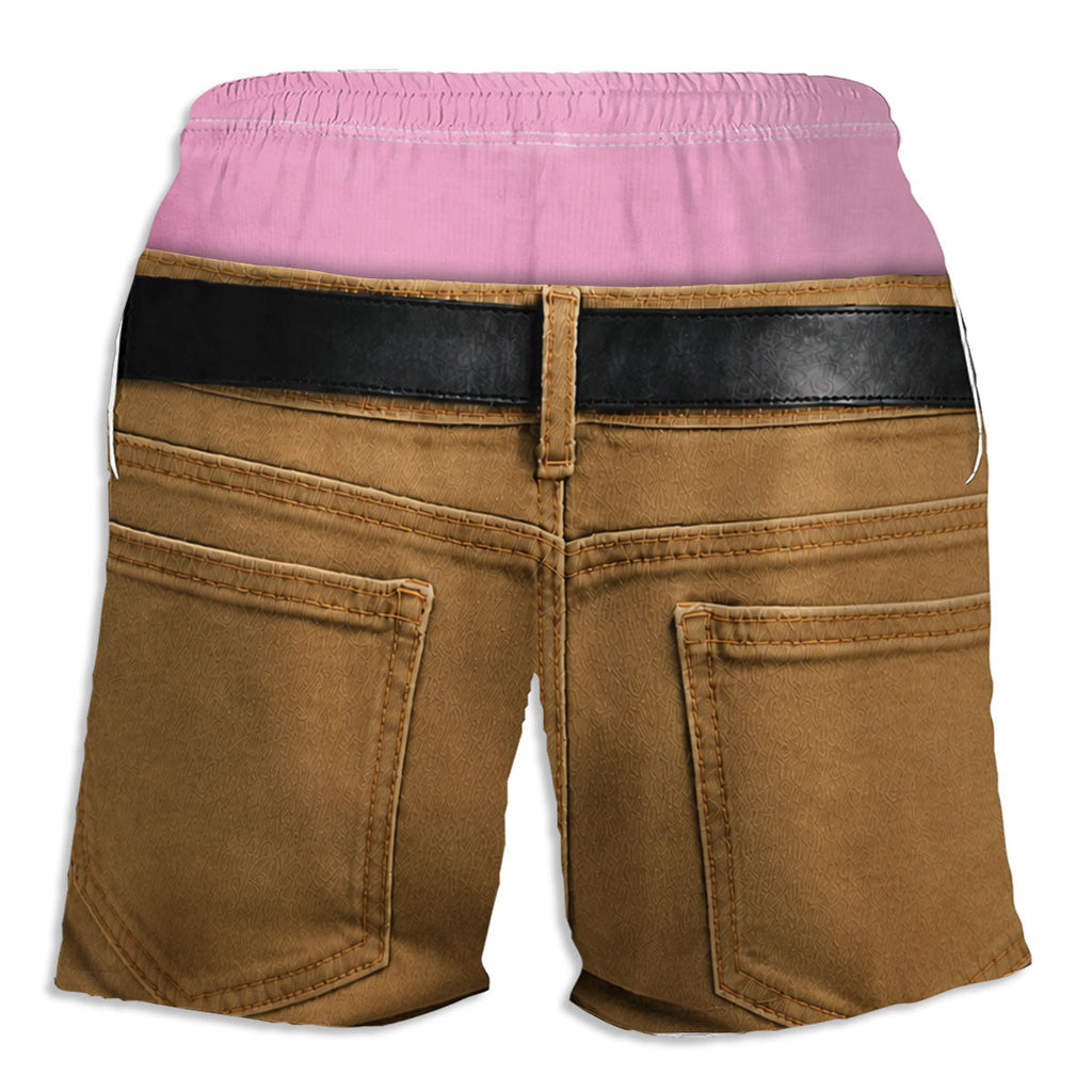 Custom Funny 3D Body Swim Trunks for Men, Birthday Summer Gift • Our Shorts - Personalized Beach Shorts