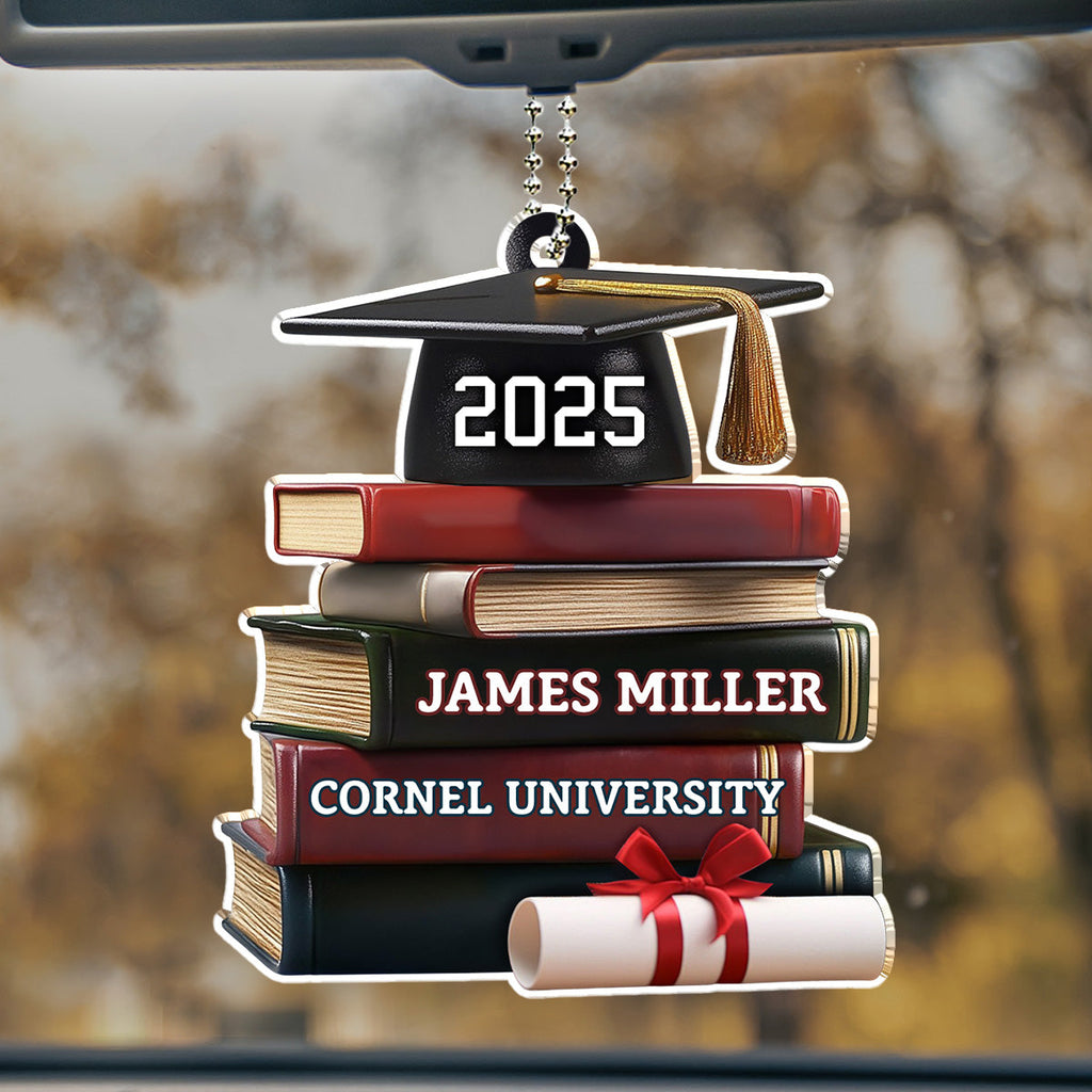 Graduation Gift - Personalized Car Ornament