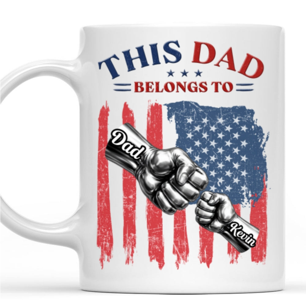 Custom Father's Day, Special Gift for Dad & Grandpa • Daddy And Kids - Personalized Coffee Mug