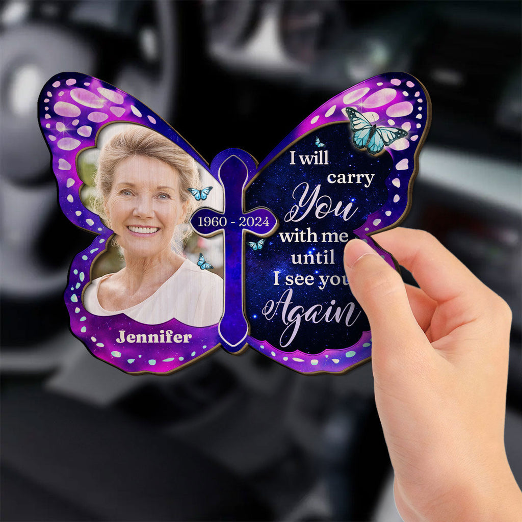 Always Beside You - Personalized Car Visor Clip