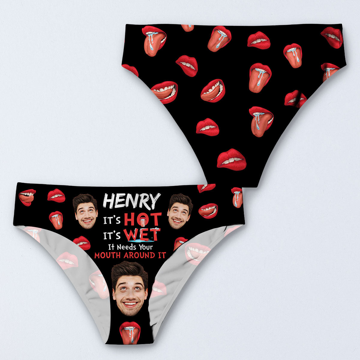 It Needs Your Mouth Around It - Personalized Women Briefs