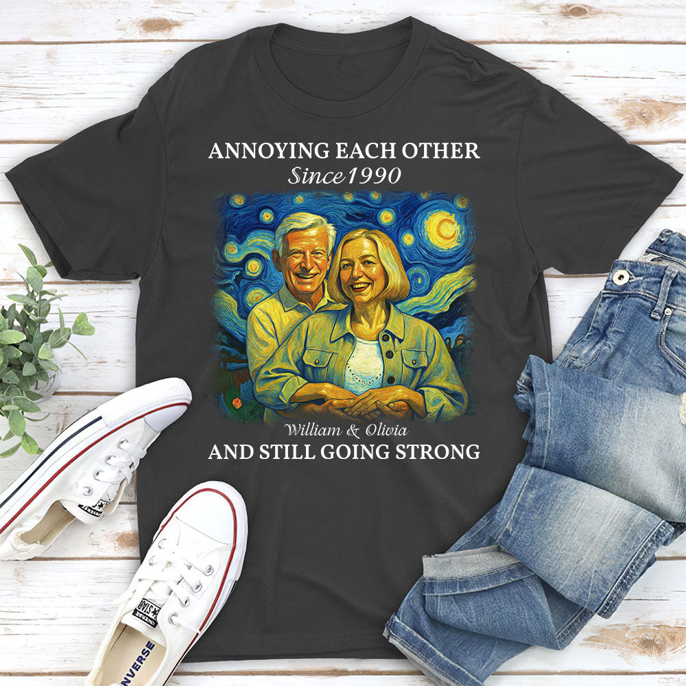 Custom Photo Christmas Anniversary Keepsake Gifts For Husband • Photo Still Going Strong - Personalized Shirt