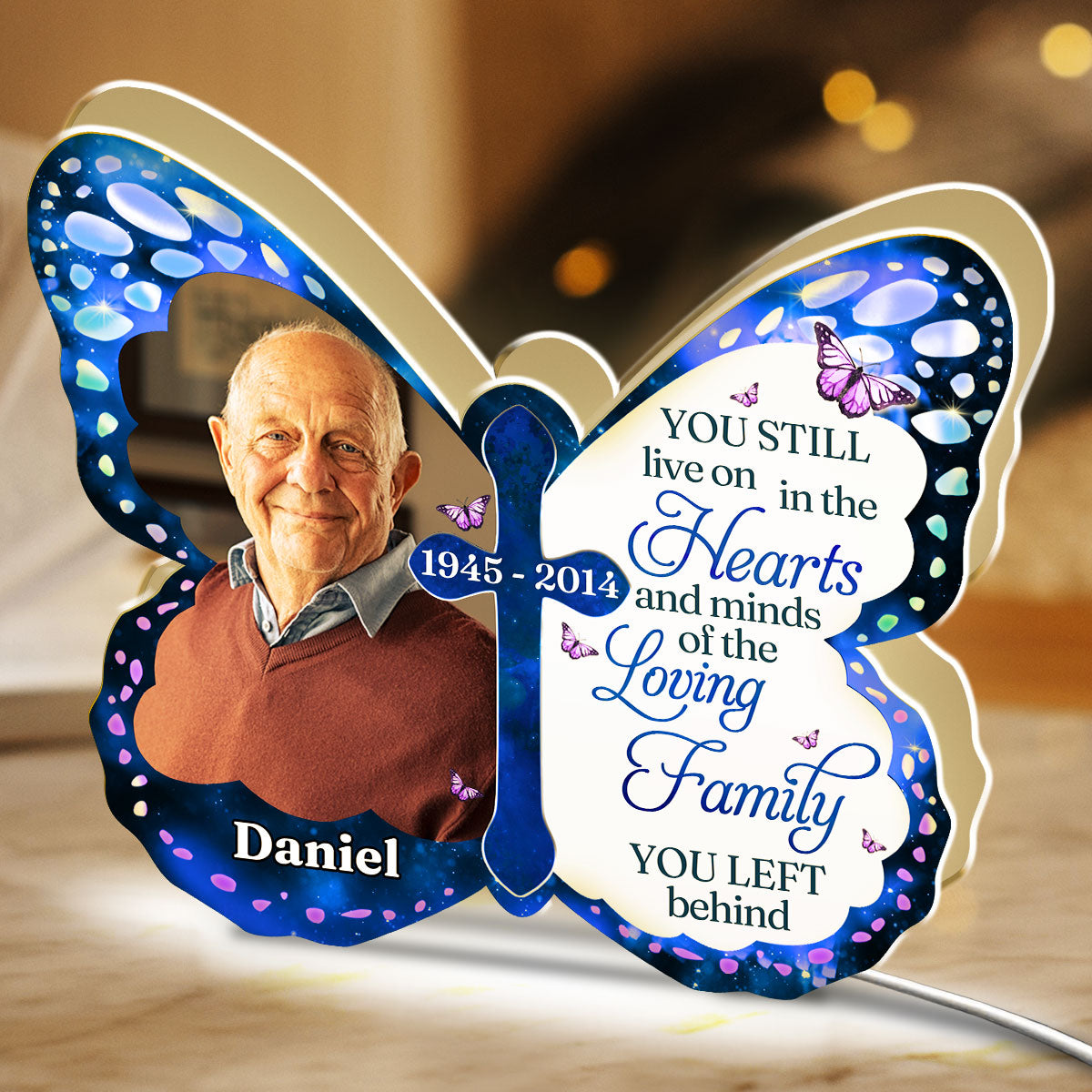 Hearts And Minds - Personalized Light Box