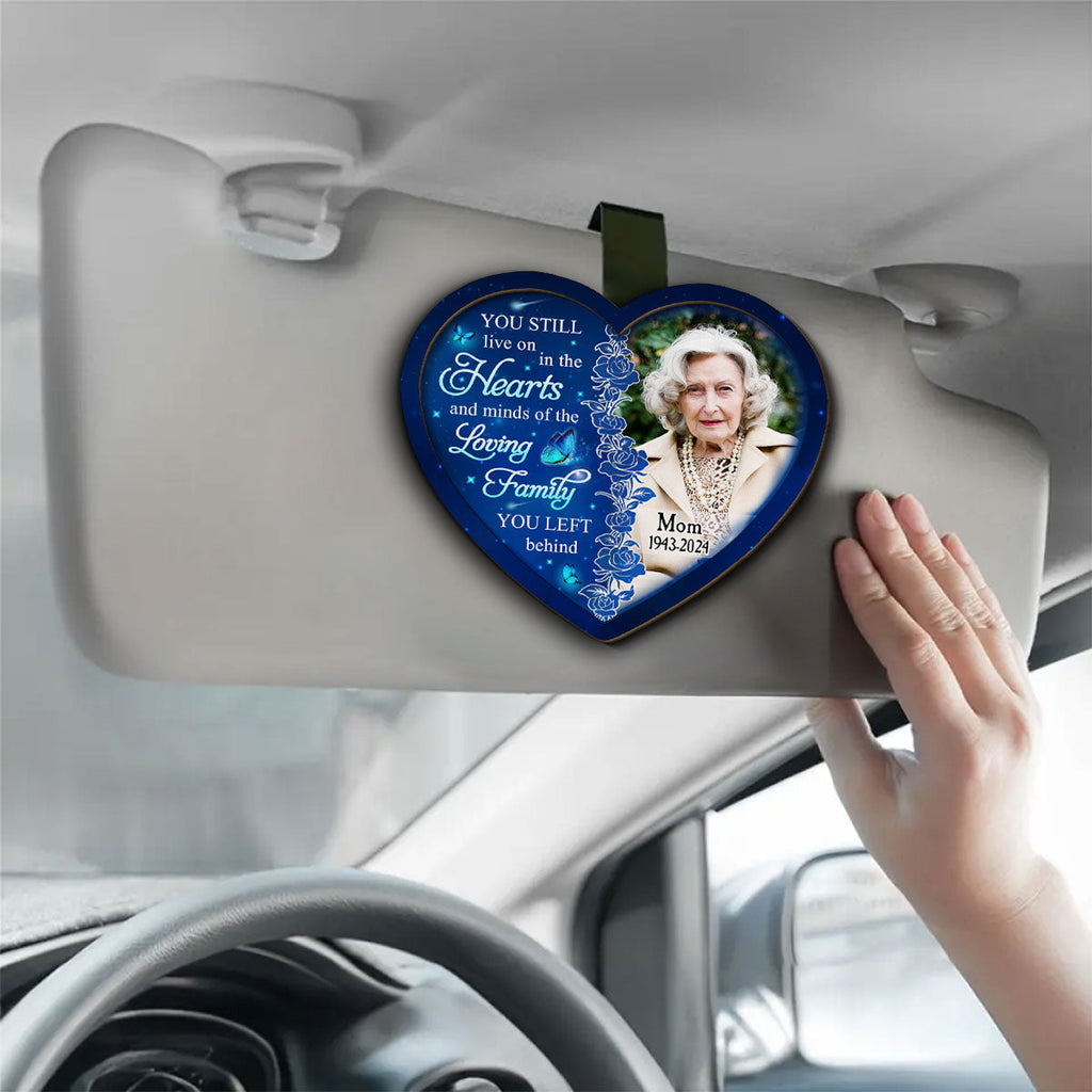 In My Heart - Personalized Car Visor Clip