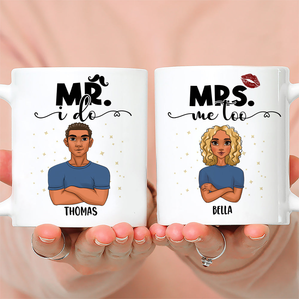 Custom Anniversary Keepsake Gifts For Couple • I Do Me Too - Personalized Coffee Mug