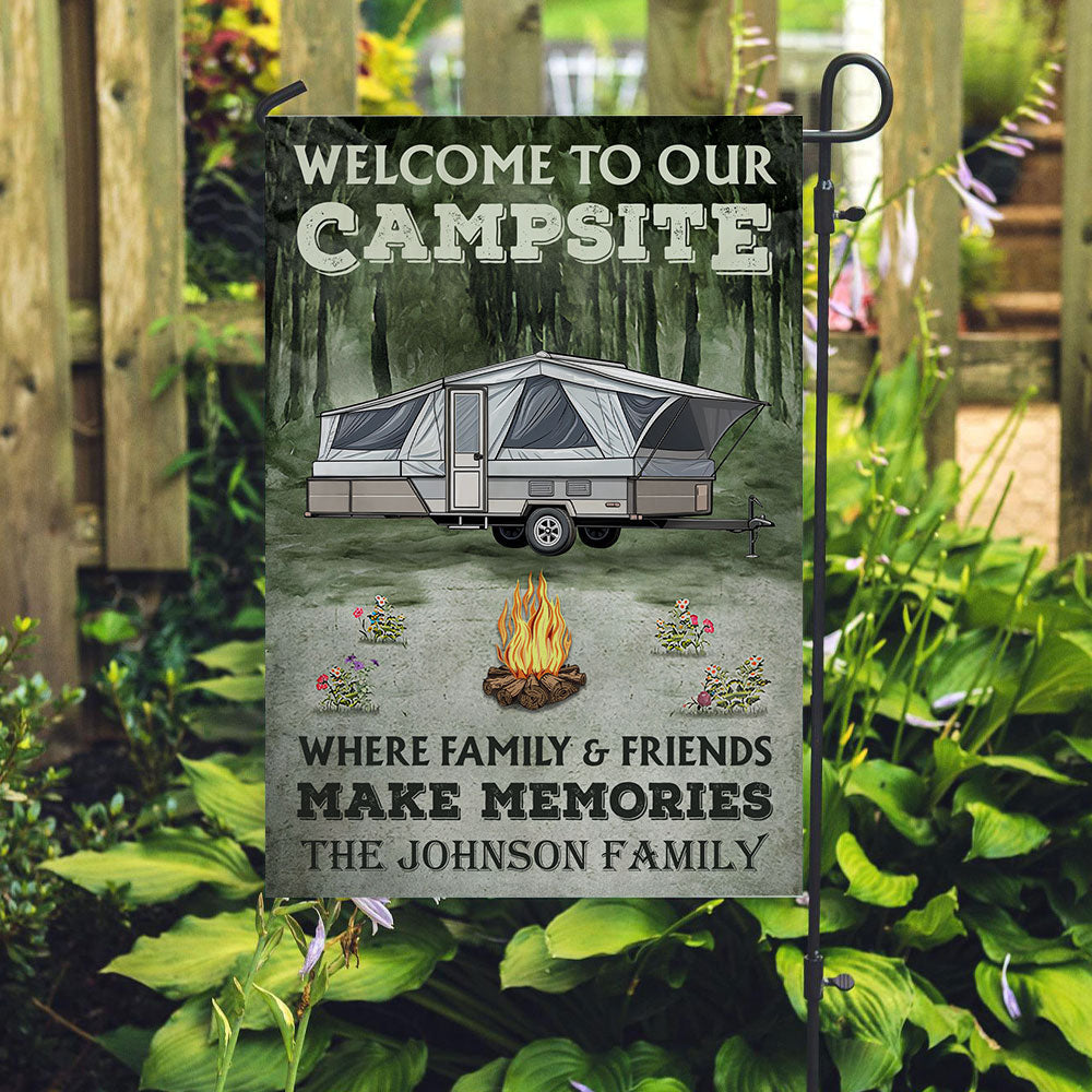 Family And Friends - Personalized Flag