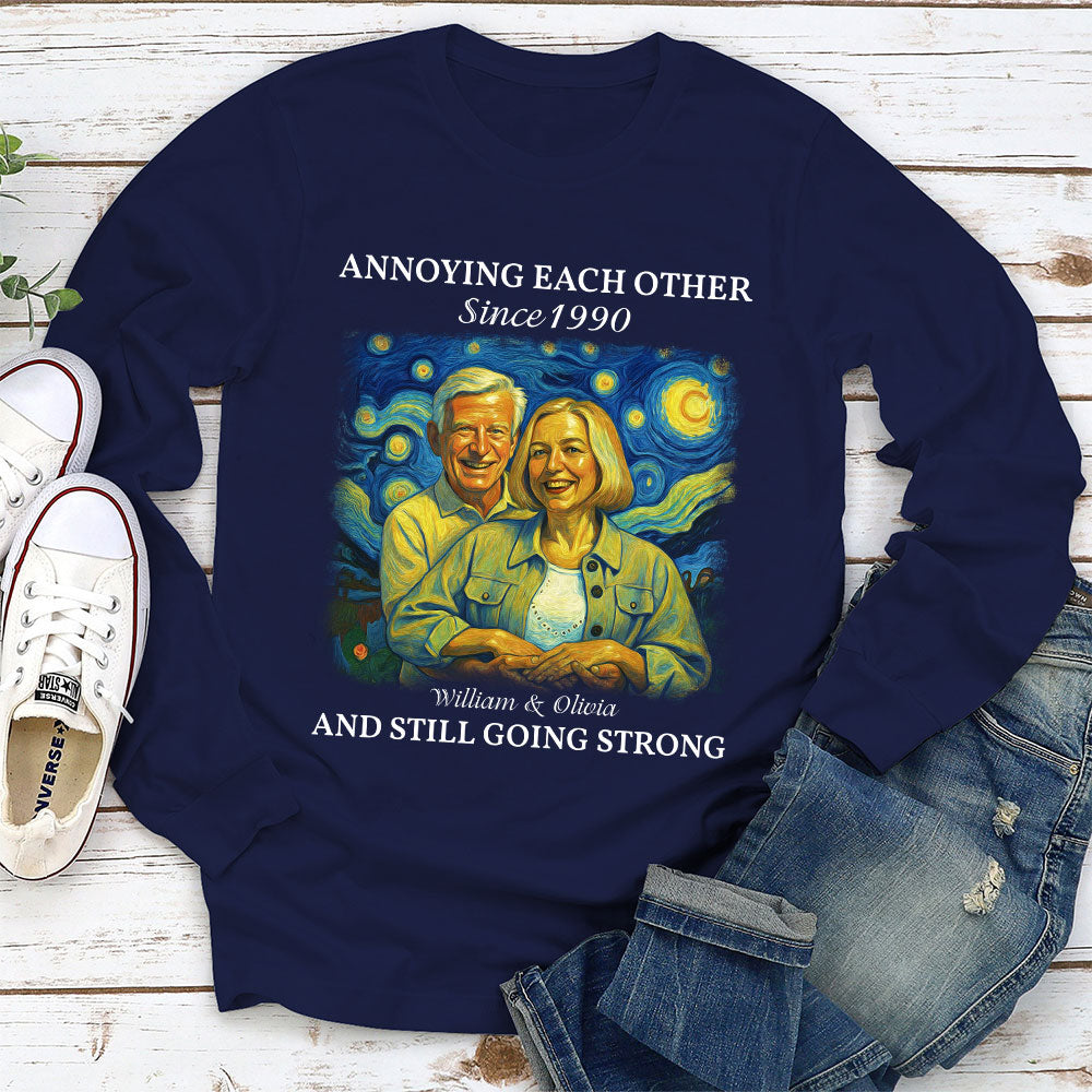 Custom Photo Christmas Anniversary Keepsake Gifts For Husband • Photo Still Going Strong - Personalized Shirt
