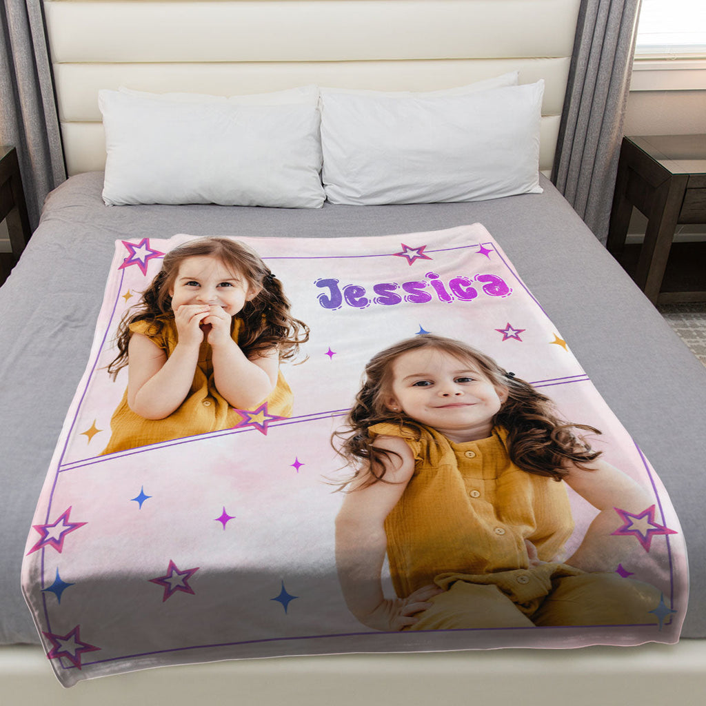 You Are Loved My Girl - Personalized Fleece Blanket