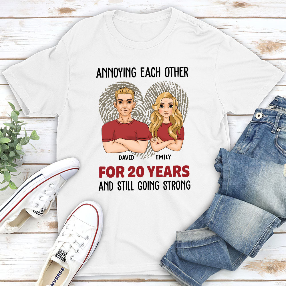 Custom Anniversary Keepsake Gifts For Couple • For Years - Personalized Classic T-shirt
