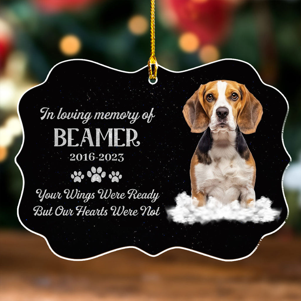 Custom Photo Keepsake Christmas Ornament • If Love Could Have Saved You - Personalized Acrylic Ornament