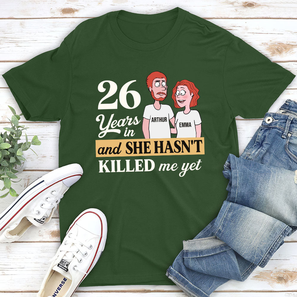 Custom Anniversary Keepsake Gifts For Couple • Years In - Personalized Classic T-shirt