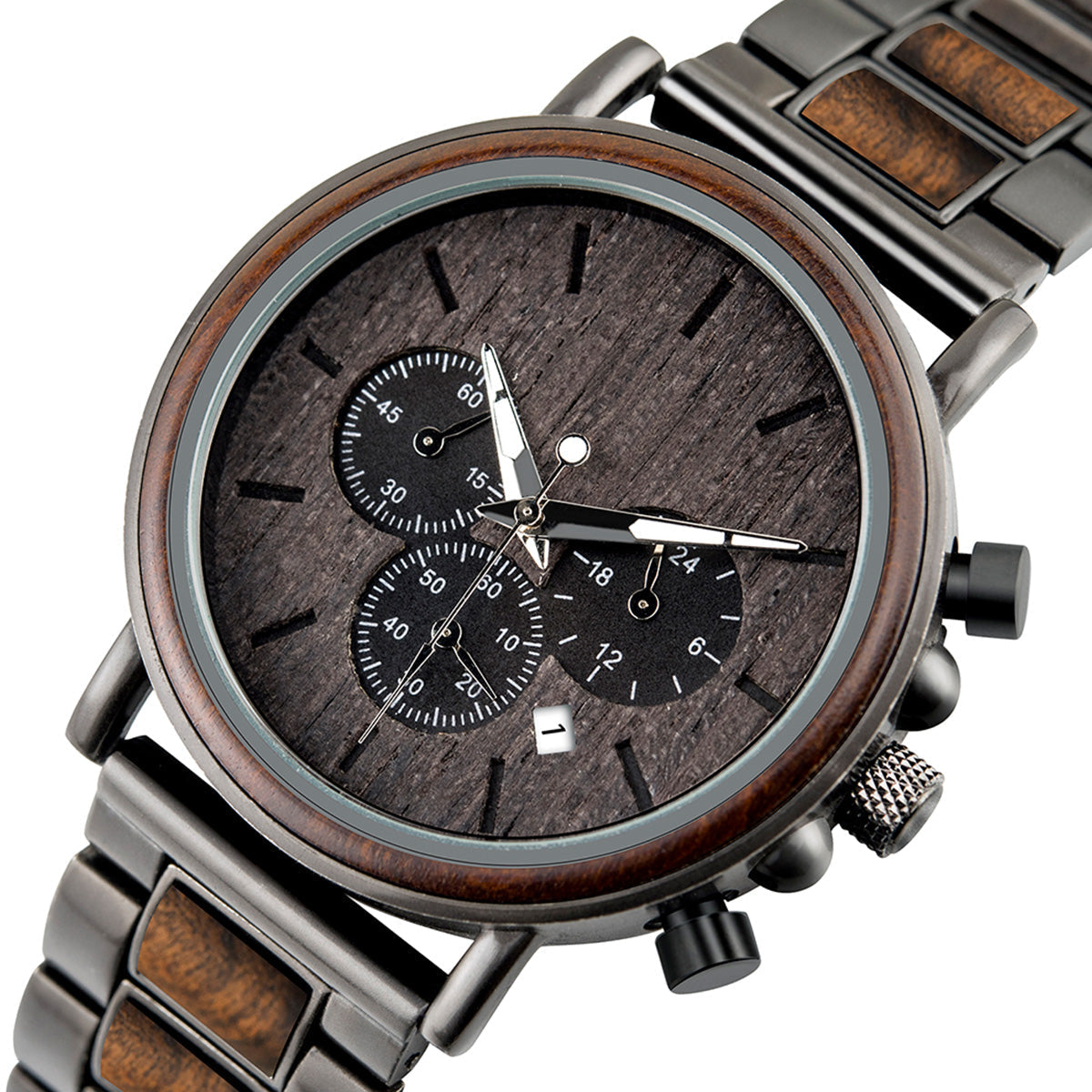 I Found My Missing Peace - Personalized Engraved Wooden Watches GQ026