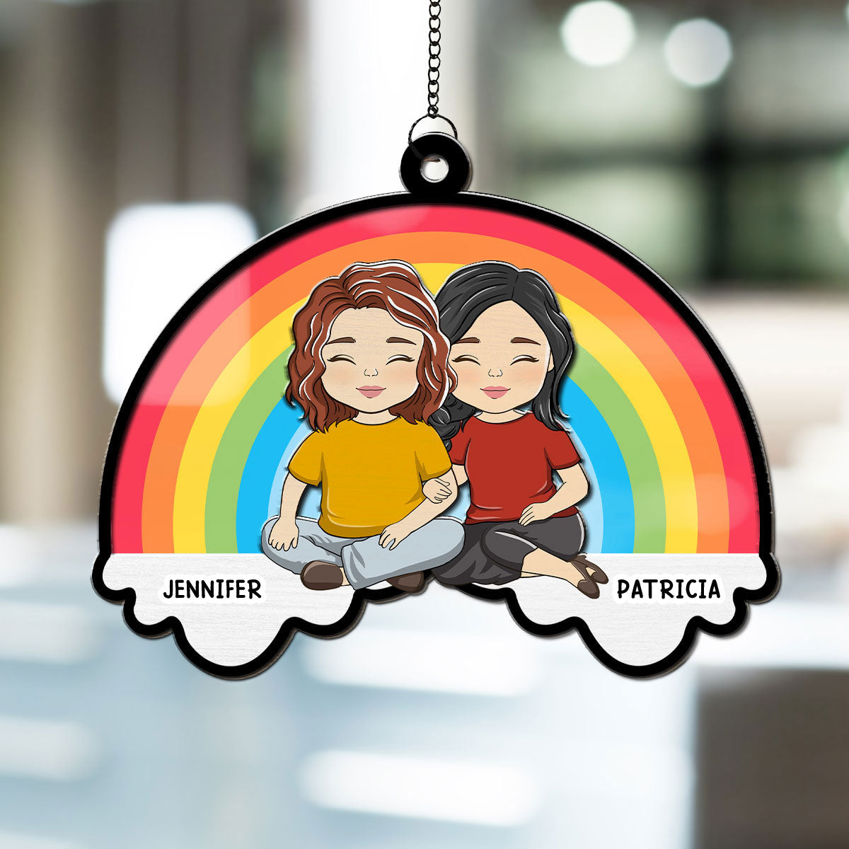 I Love You - Personalized Suncatcher