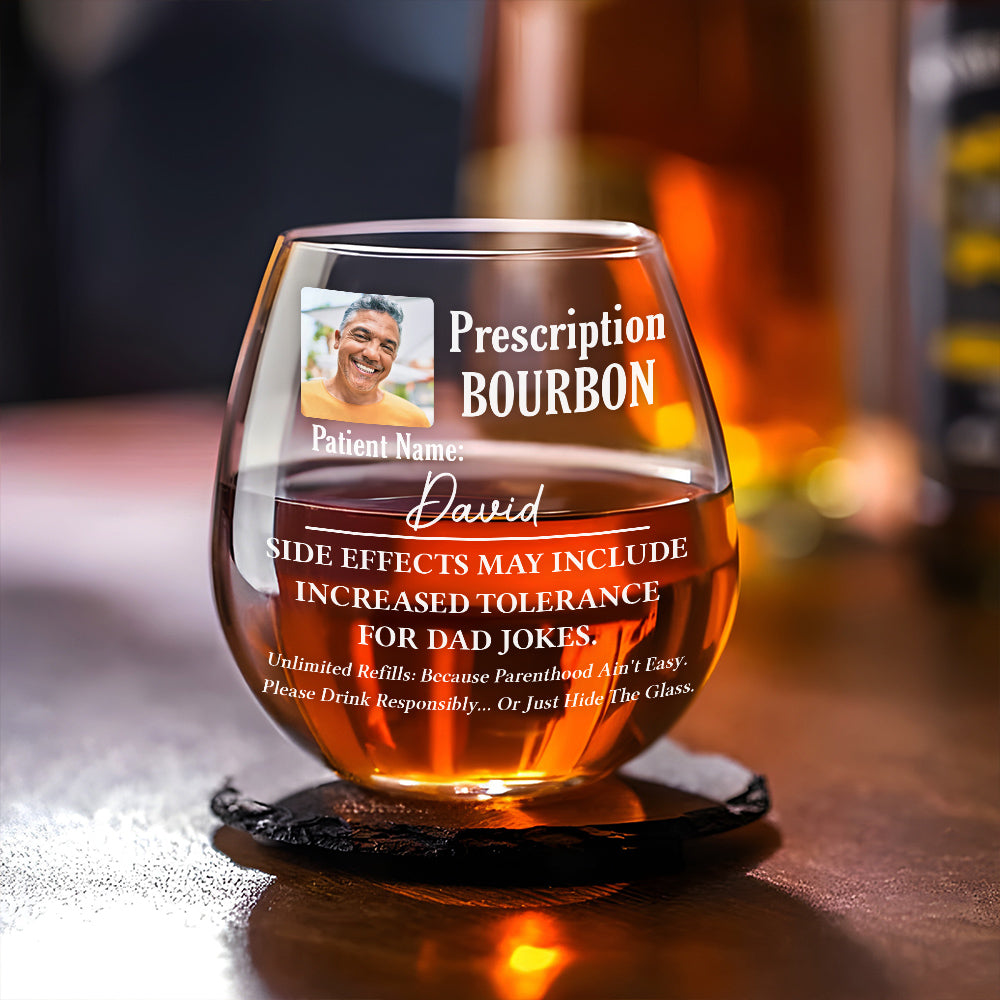 Raising Kids One Sip At A Time - Personalized Wine Glass