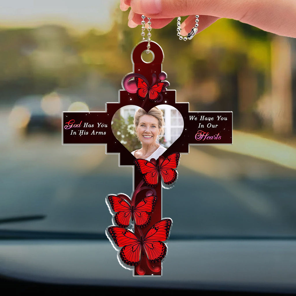 God Has You - Personalized Car Ornament