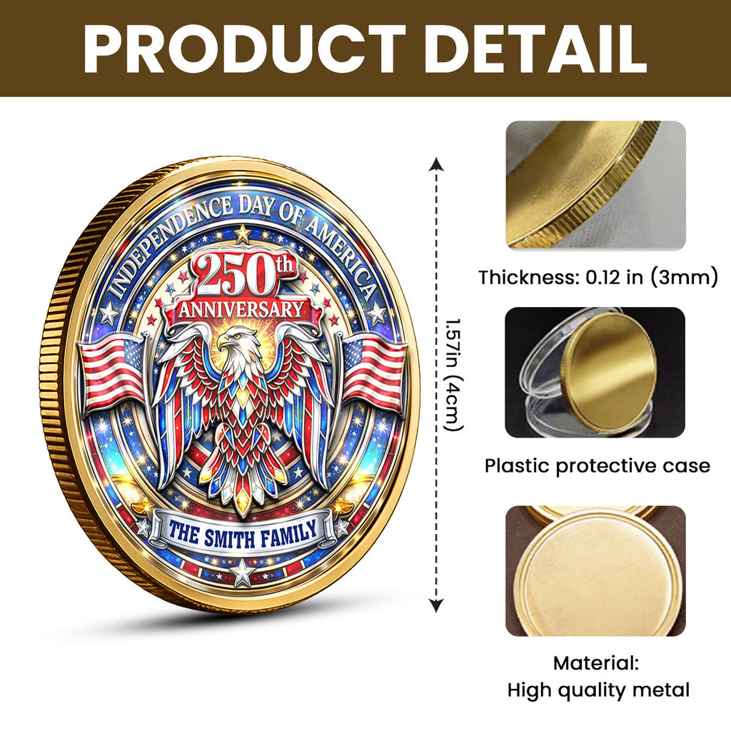 American Family 250 - Personalized Commemorative Keepsake Coin