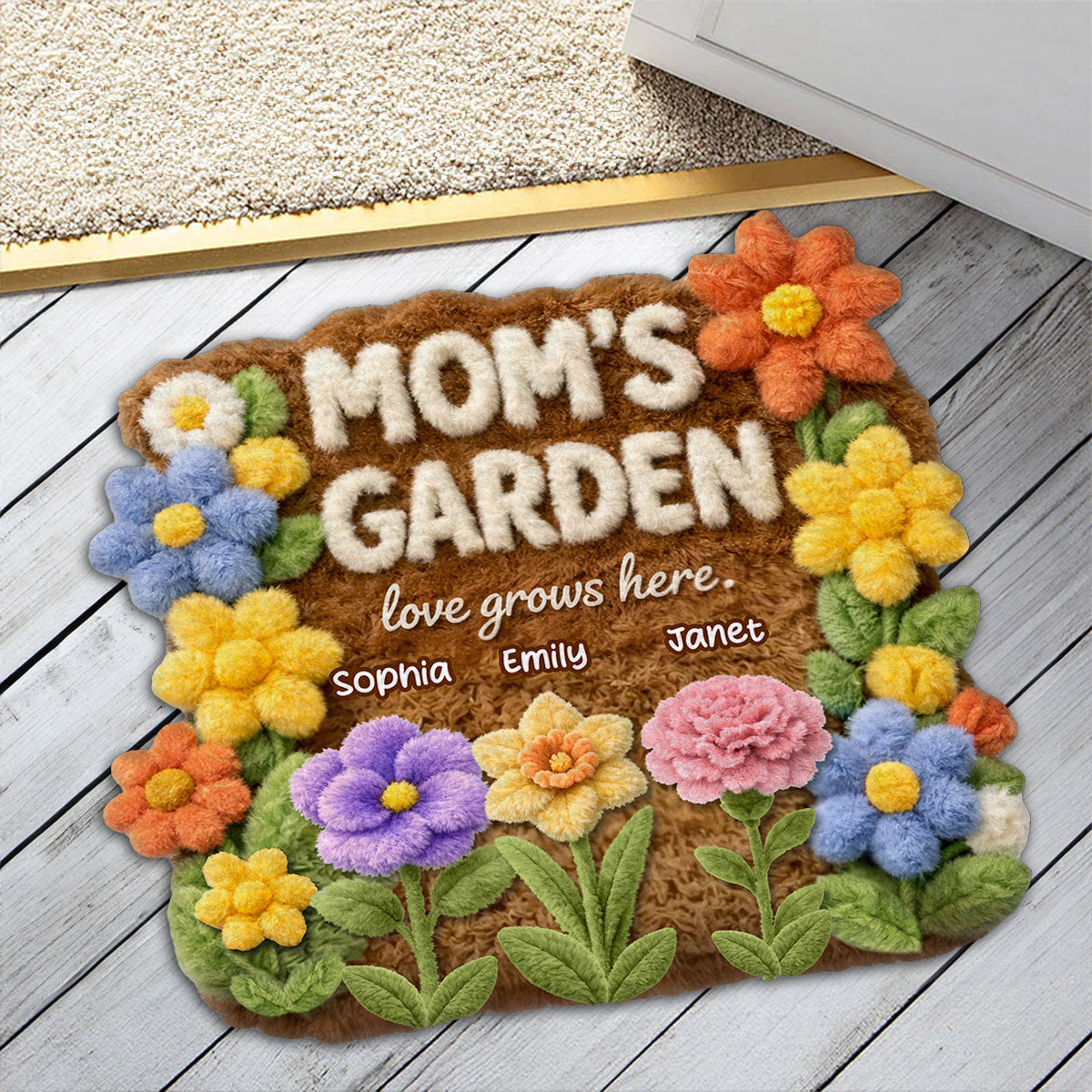Garden Of Love - Personalized Doormat