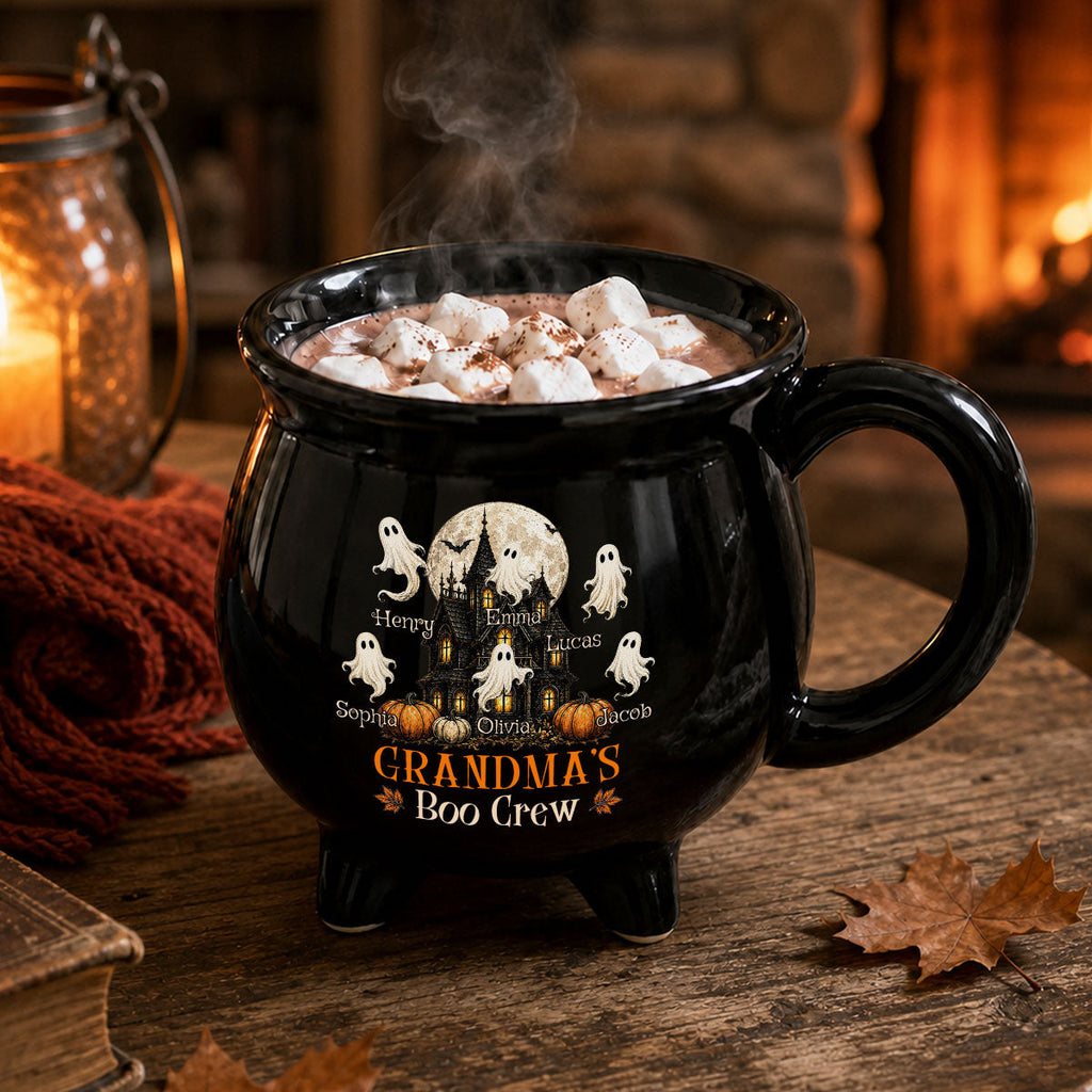Grandma Boo Crew - Personalized Cauldron Mug