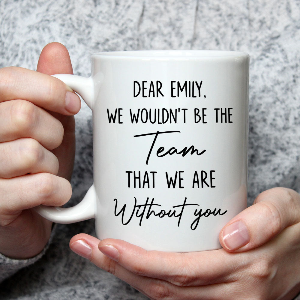Custom Coworker, Christmas & Birthday Team Appreciation Gift • Our Team - Personalized Coffee Mug