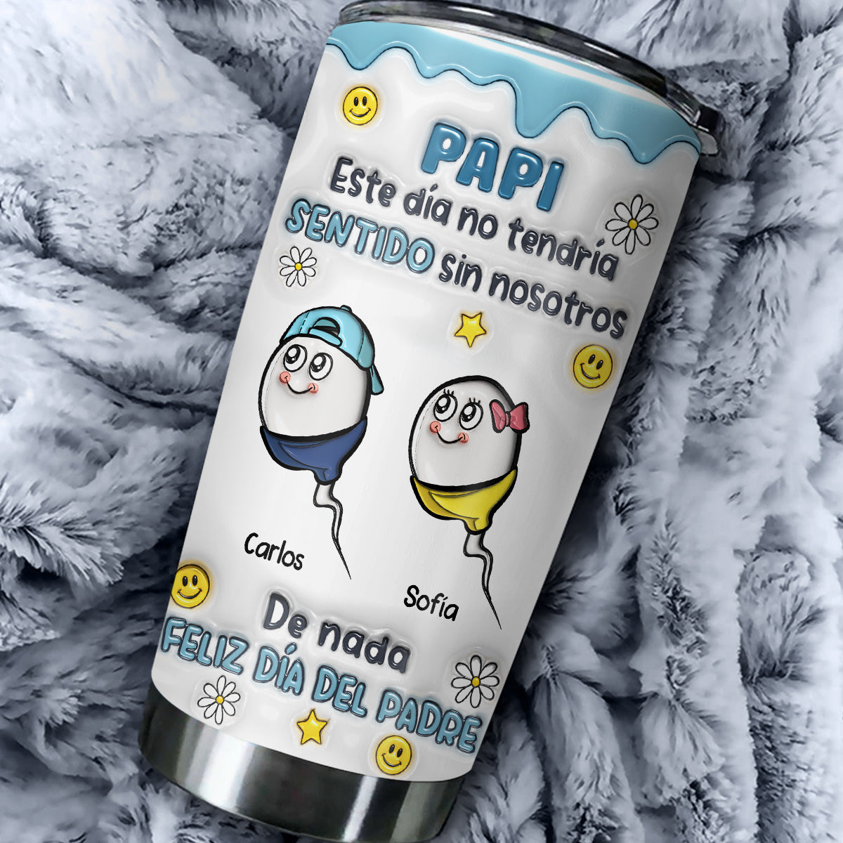 Custom Father's Day Birthday Gifts For Dad • Sin Hijos No Hay Papá - Vaso Personalizado