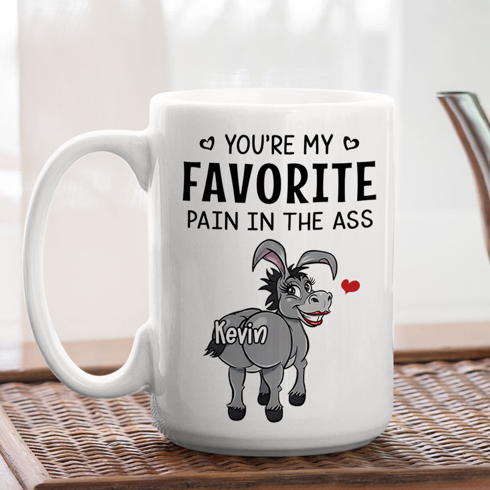 Custom Anniversary Keepsake Gifts For Couple • You Are My Favorite Pain - Personalized Coffee Mug