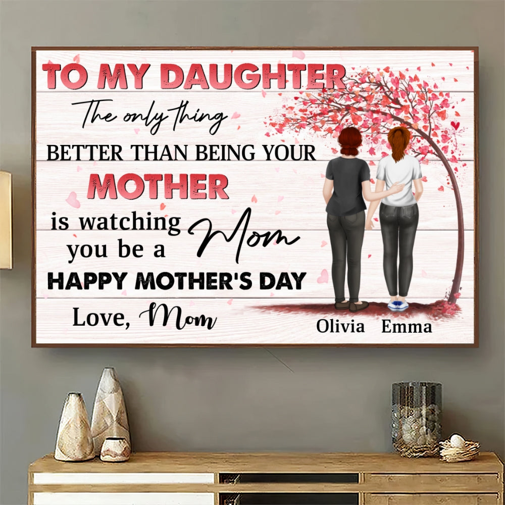 To My Daughter - Personalized Poster