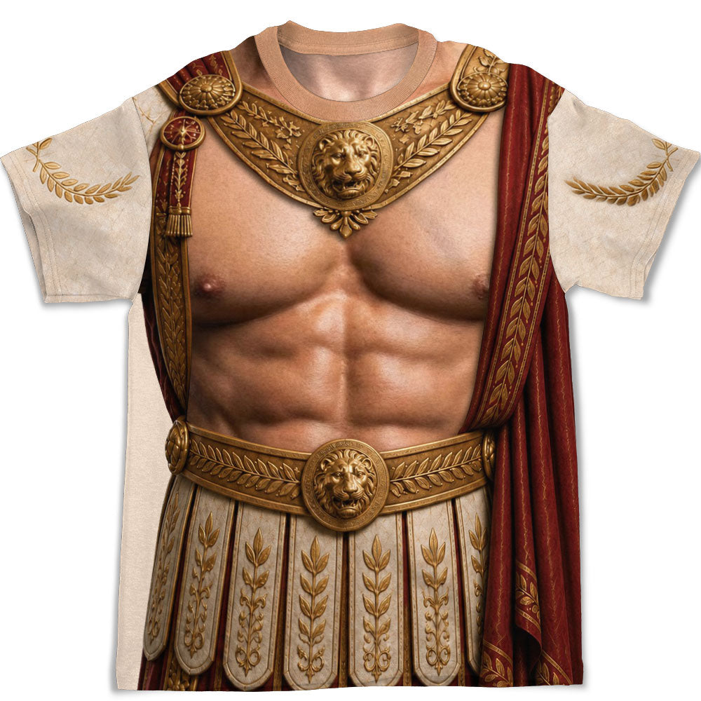 Custom Christmas Anniversary Keepsake Gifts For Husband • Roman God - Personalized All-over-print T-shirt