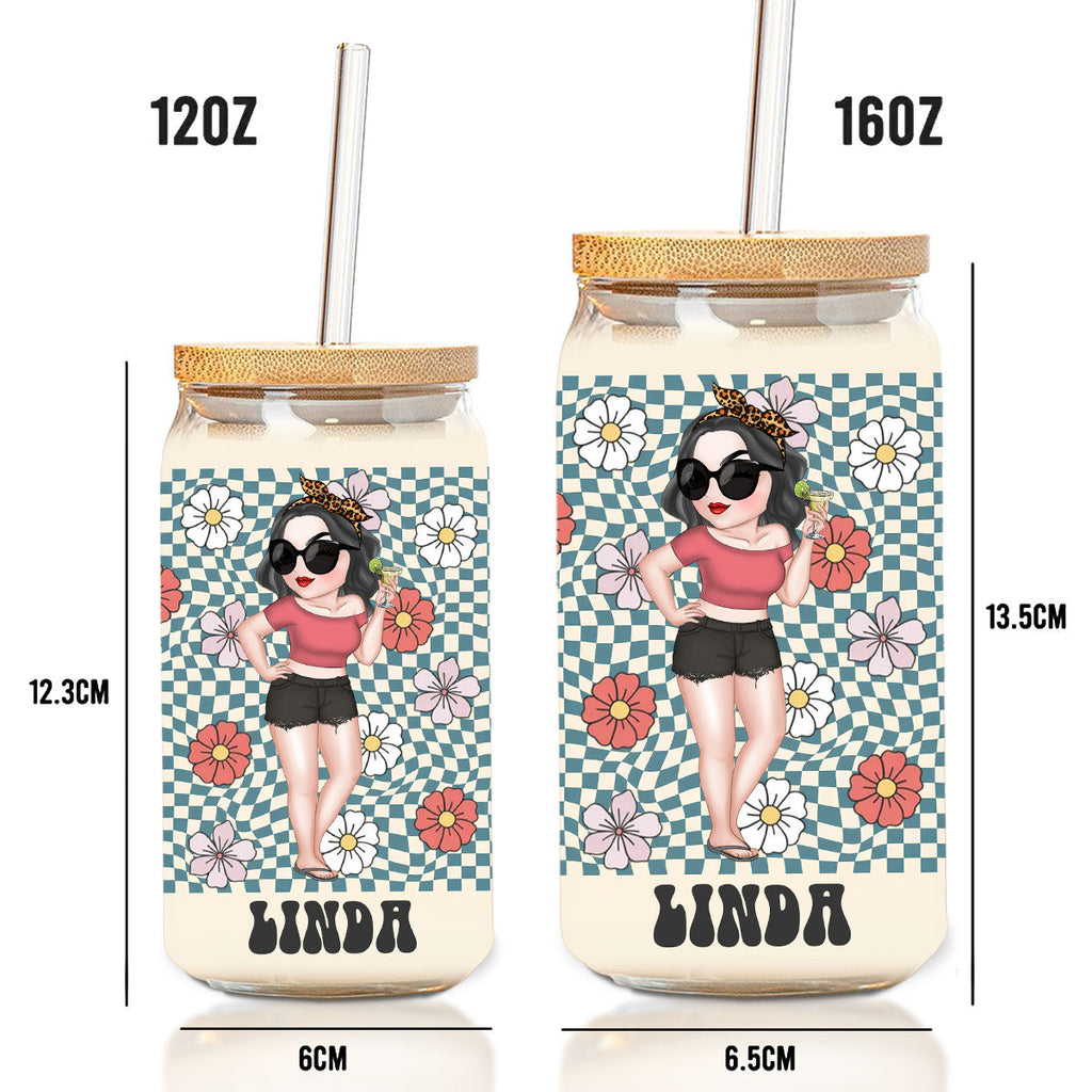 Retro Style - Personalized Glass Can