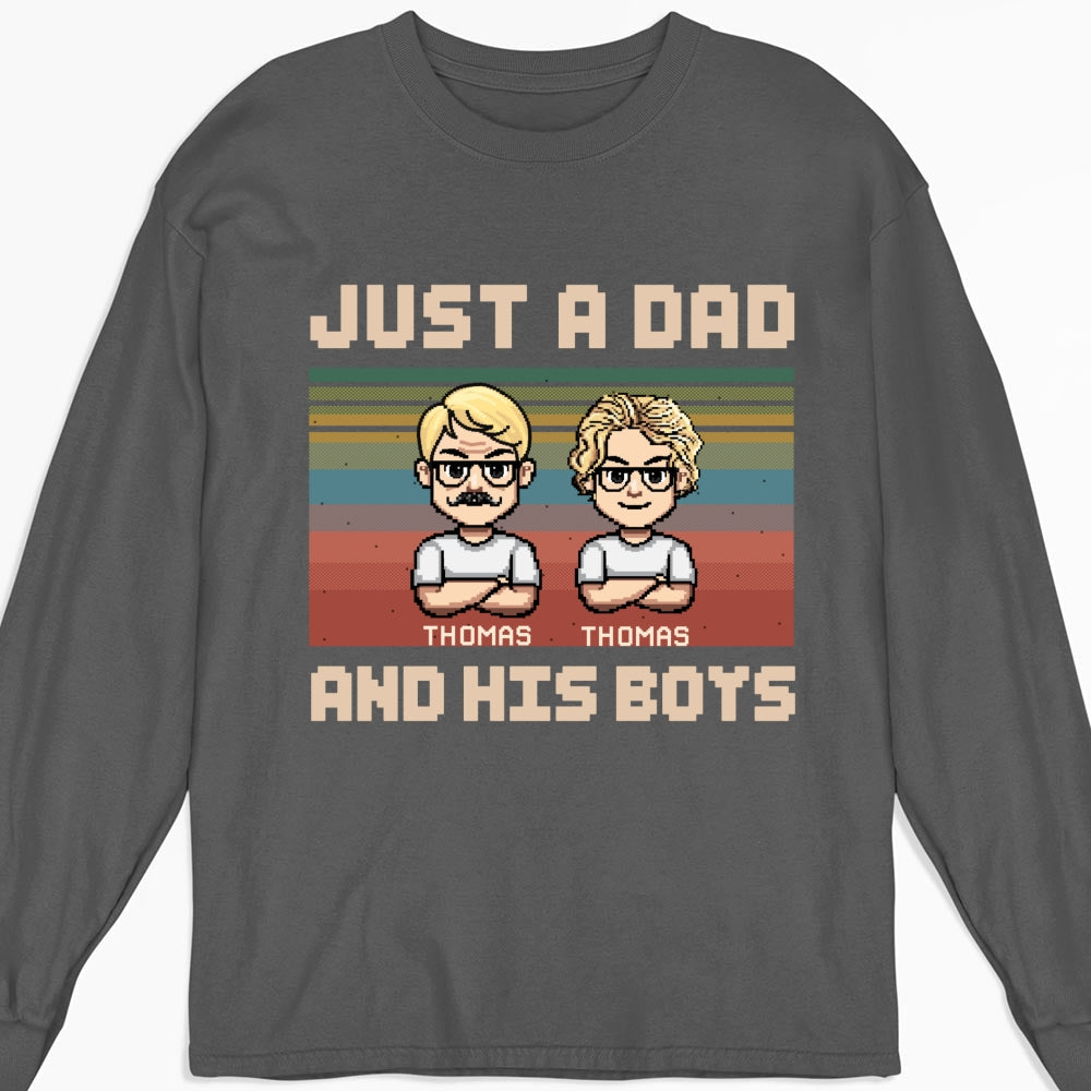 Custom Father's Day, Special Gift for Dad & Grandpa • A Dad And His Daughter - Personalized Shirt