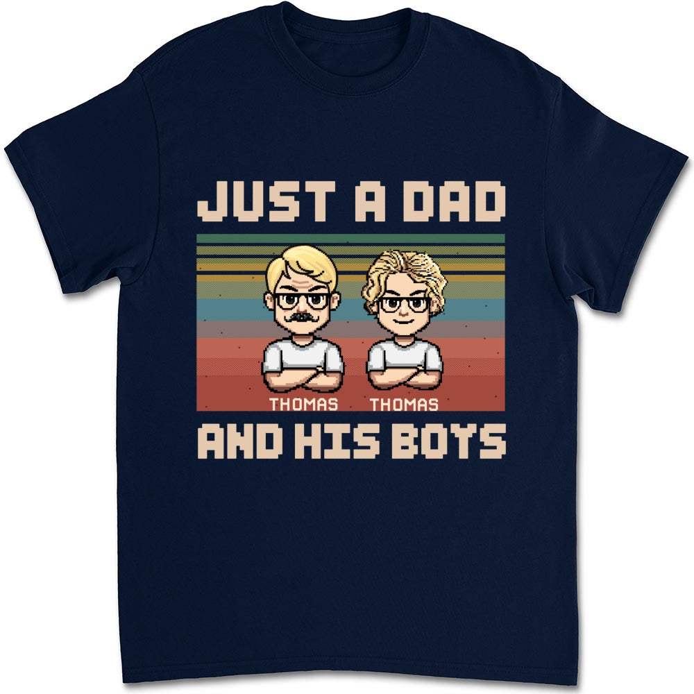 Custom Father's Day, Special Gift for Dad & Grandpa • A Dad And His Daughter - Personalized Shirt