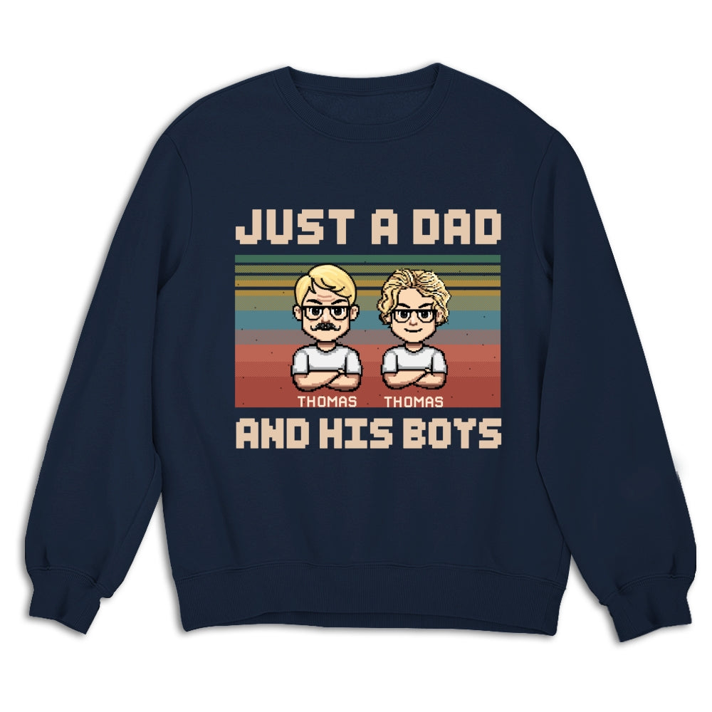 Custom Father's Day, Special Gift for Dad & Grandpa • A Dad And His Daughter - Personalized Shirt