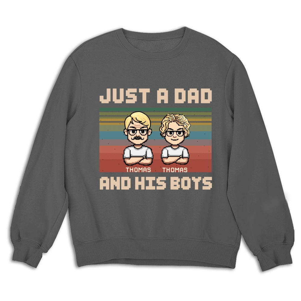 Custom Father's Day, Special Gift for Dad & Grandpa • A Dad And His Daughter - Personalized Shirt