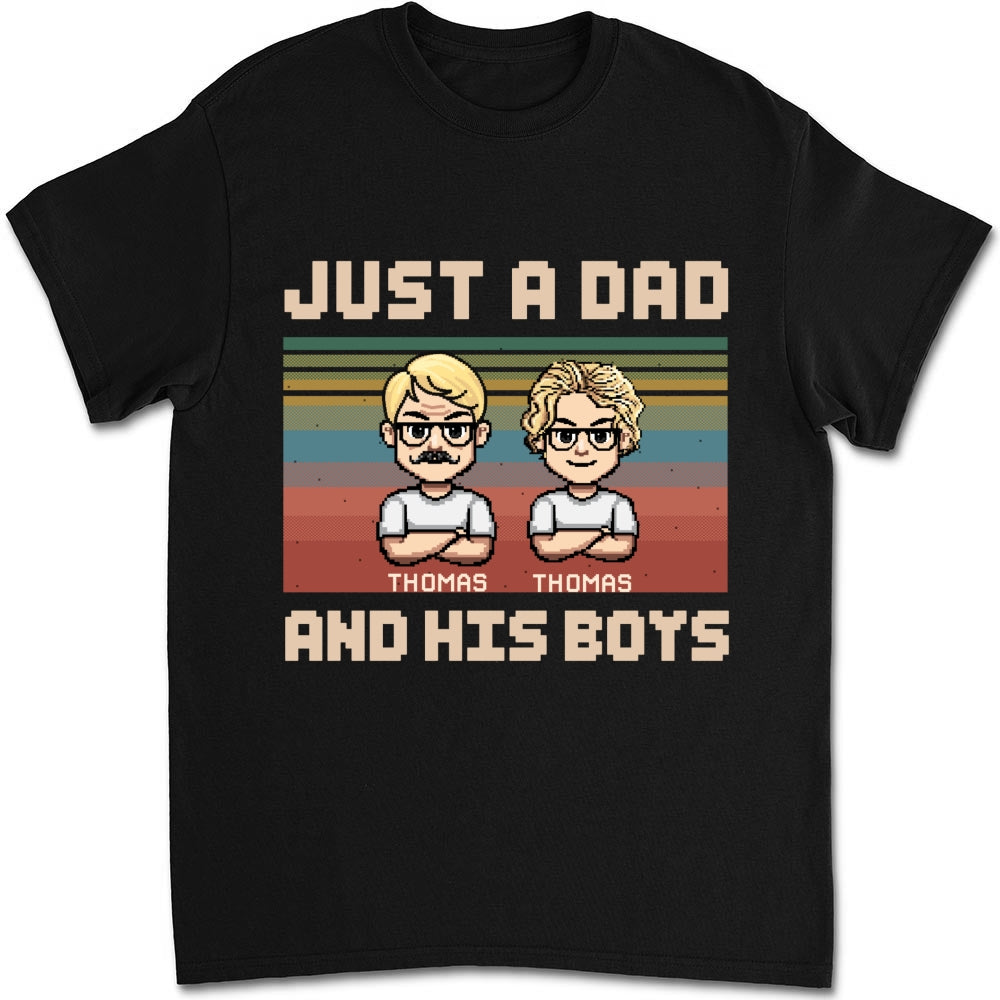 Custom Father's Day, Special Gift for Dad & Grandpa • A Dad And His Daughter - Personalized Shirt