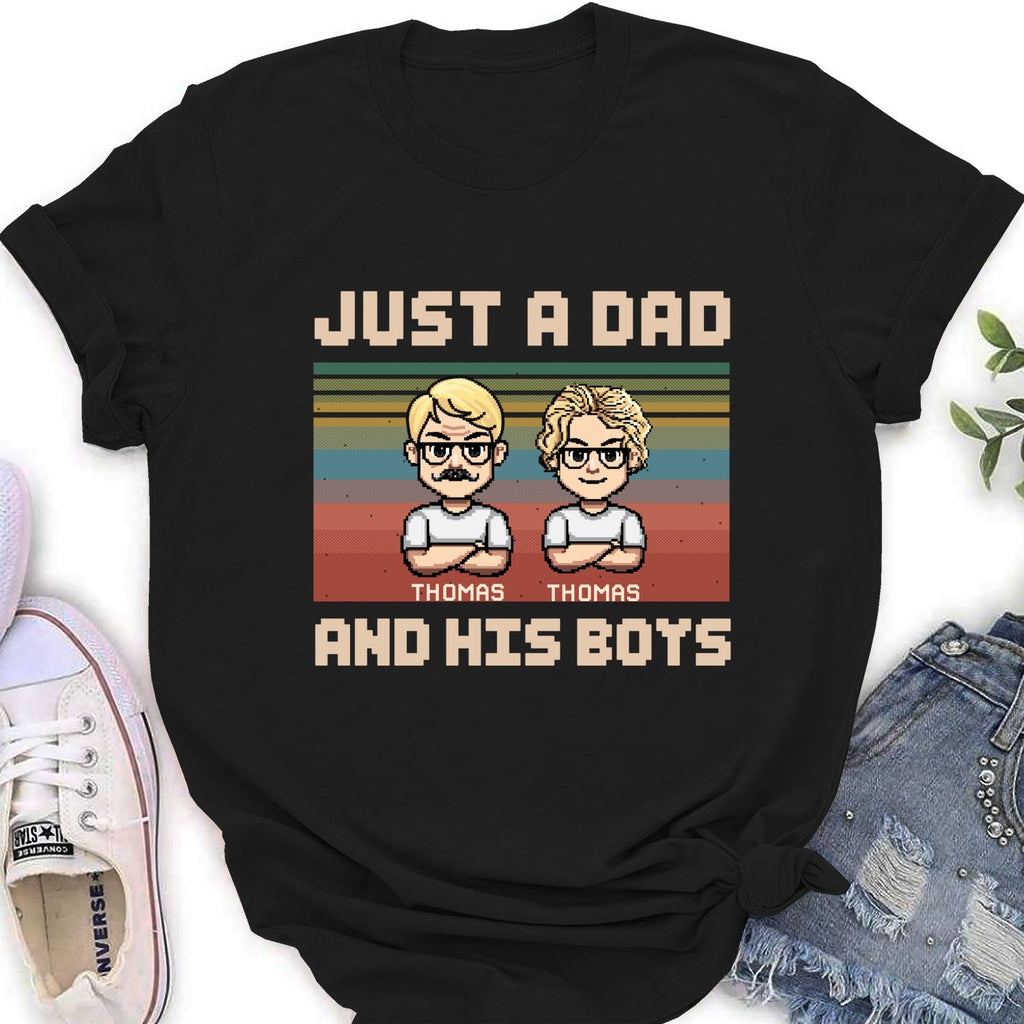 Custom Father's Day, Special Gift for Dad & Grandpa • A Dad And His Daughter - Personalized Shirt