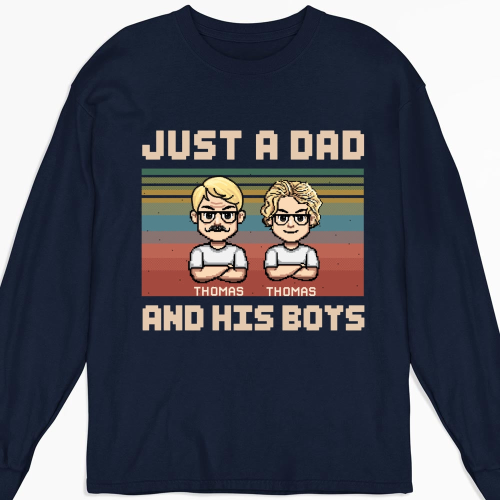 Custom Father's Day, Special Gift for Dad & Grandpa • A Dad And His Daughter - Personalized Shirt