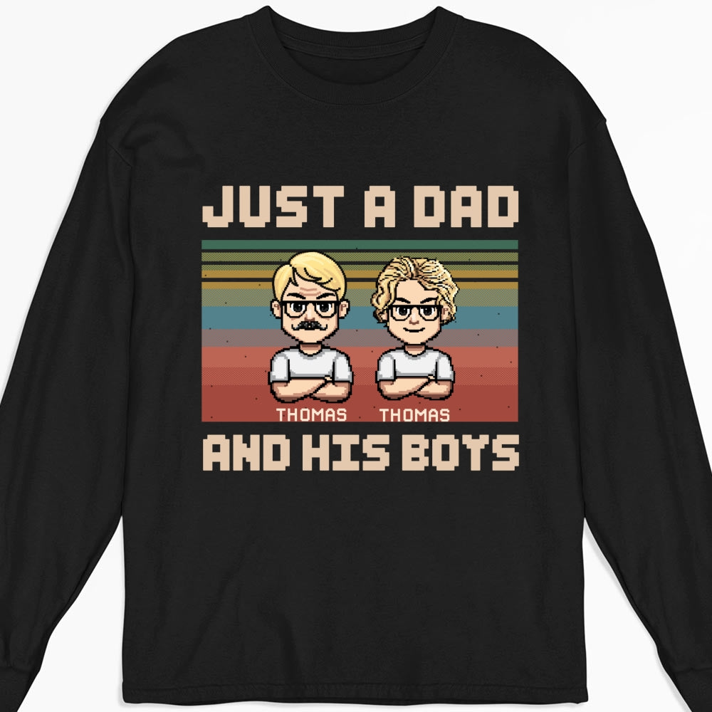Custom Father's Day, Special Gift for Dad & Grandpa • A Dad And His Daughter - Personalized Shirt