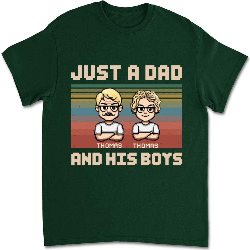 Custom Father's Day, Special Gift for Dad & Grandpa • A Dad And His Daughter - Personalized Shirt