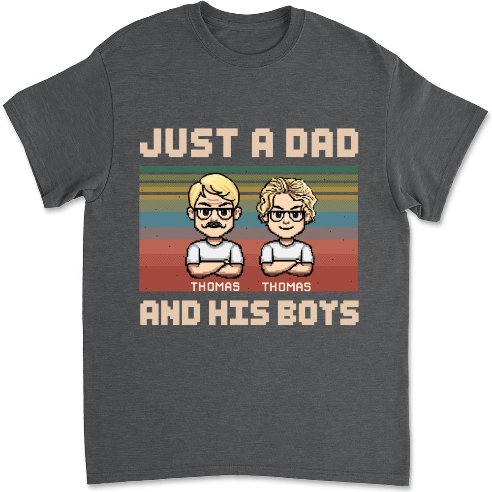 Custom Father's Day, Special Gift for Dad & Grandpa • A Dad And His Daughter - Personalized Shirt