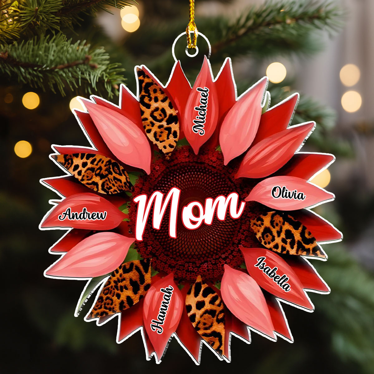 Custom Family Ornament, Christmas Gift for Family Members •  Nana Christmas - Personalized Acrylic Ornament