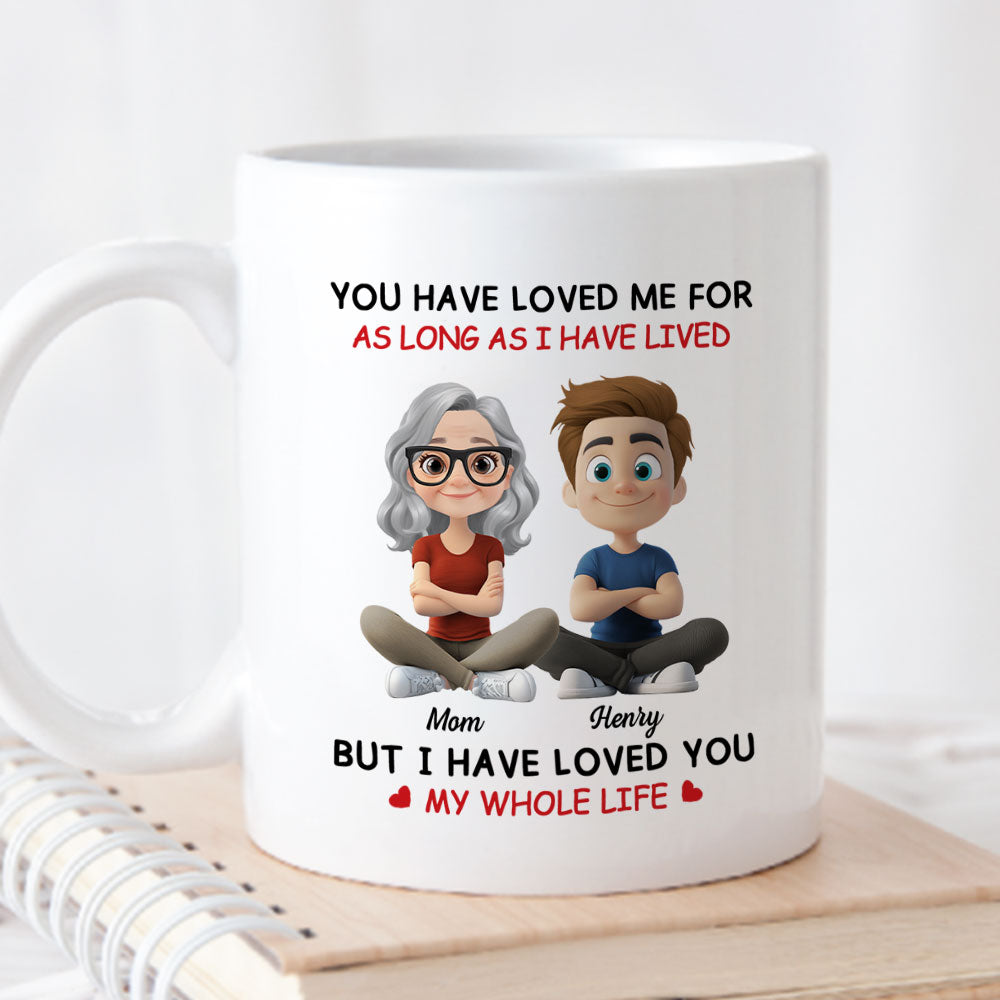 Custom Mother's Day Gift for Mom & Grandma • My Whole Life - Personalized Coffee Mug