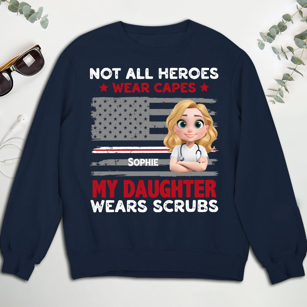 Custom Christmas & Birthday Gift for Dad, Grandpa • Not All Heroes Wear Capes - Personalized Shirt