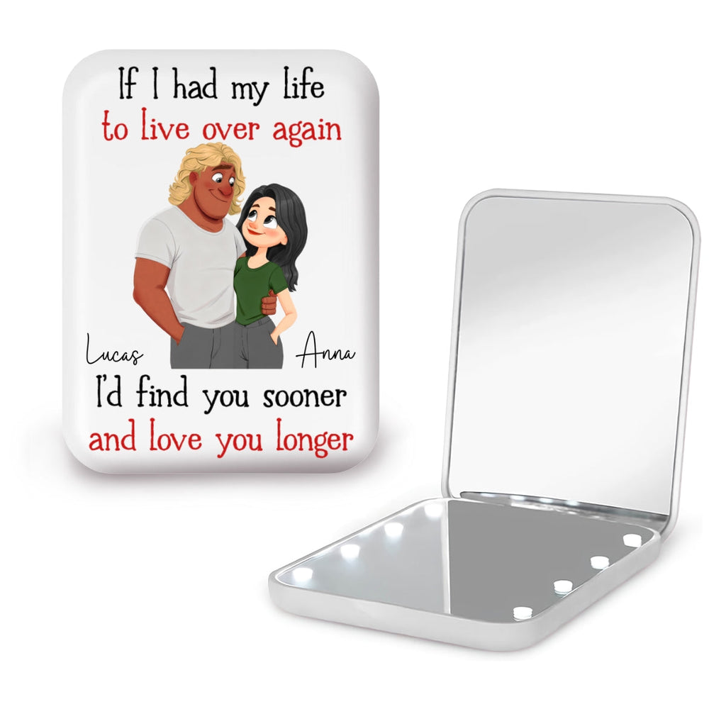 Love You So Much - Personalized LED Pocket Mirror