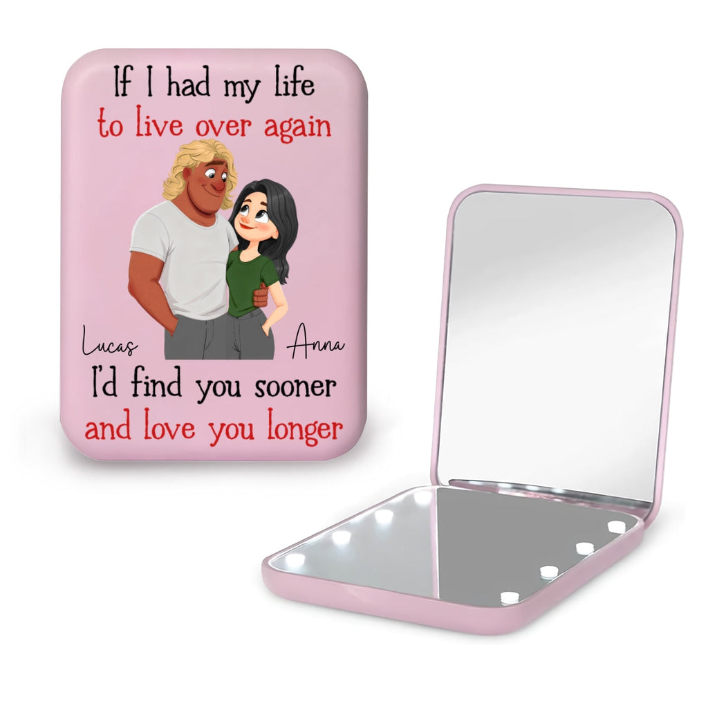 Love You So Much - Personalized LED Pocket Mirror