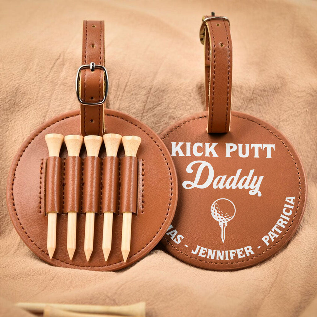 Kick Putt Daddy - Personalized Golf Tee Bag