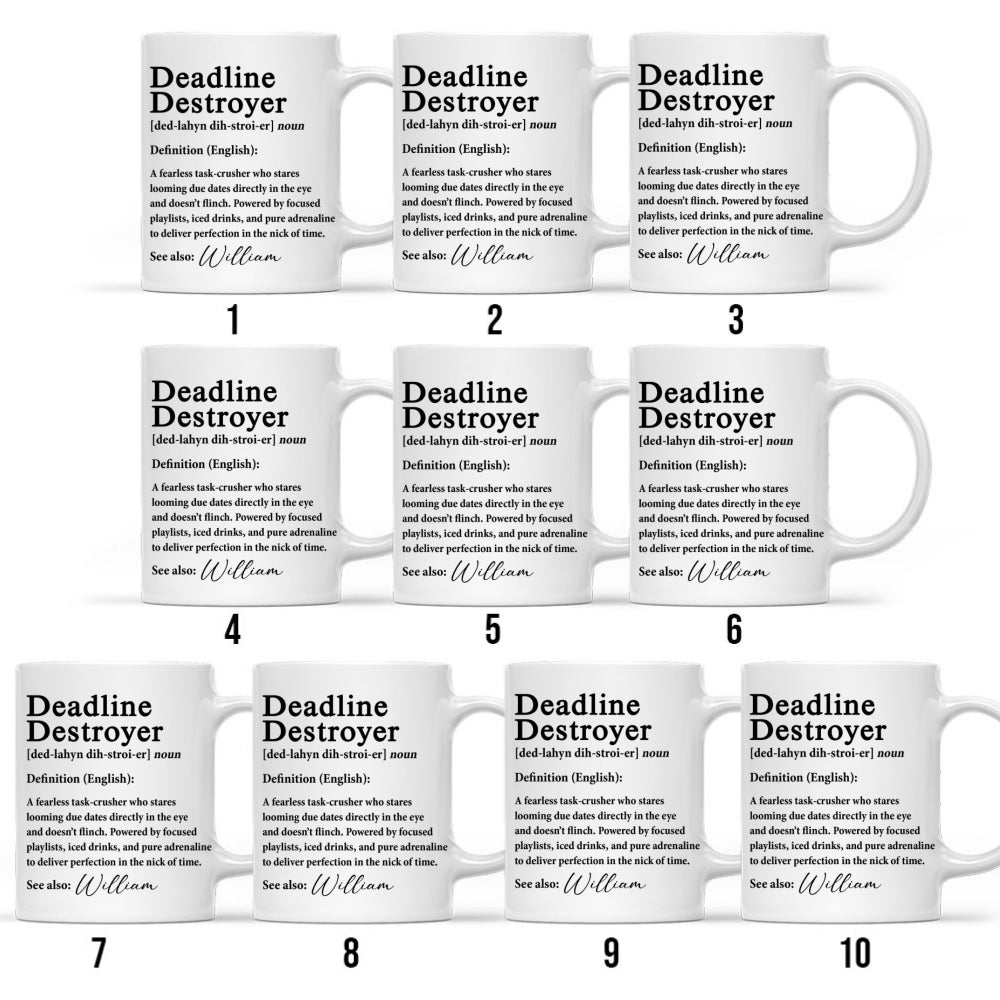 Custom Coworker, Christmas & Birthday Team Appreciation Gift • Funny Title - Personalized Coffee Mug