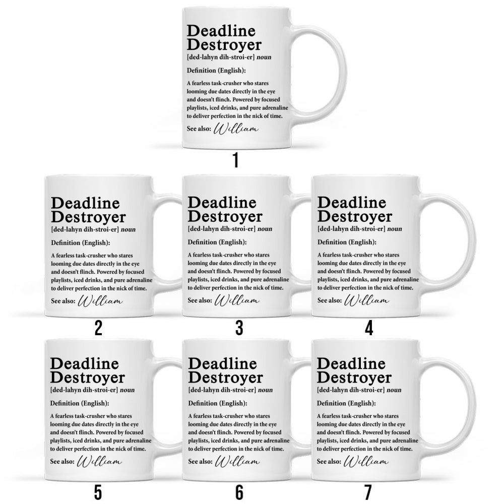 Custom Coworker, Christmas & Birthday Team Appreciation Gift • Funny Title - Personalized Coffee Mug