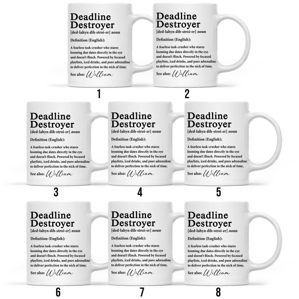 Custom Coworker, Christmas & Birthday Team Appreciation Gift • Funny Title - Personalized Coffee Mug
