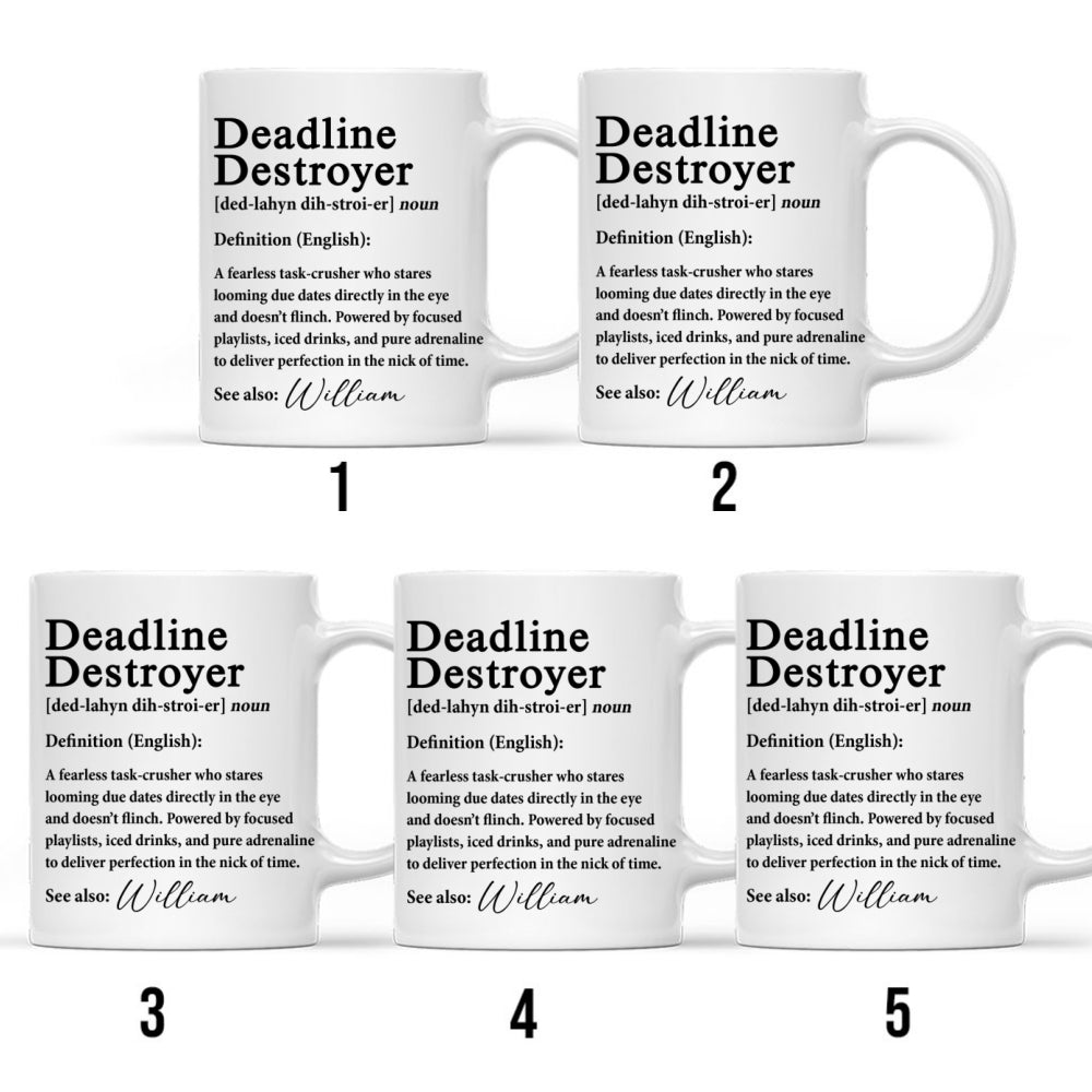 Custom Coworker, Christmas & Birthday Team Appreciation Gift • Funny Title - Personalized Coffee Mug