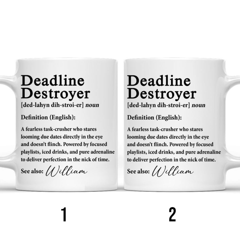 Custom Coworker, Christmas & Birthday Team Appreciation Gift • Funny Title - Personalized Coffee Mug
