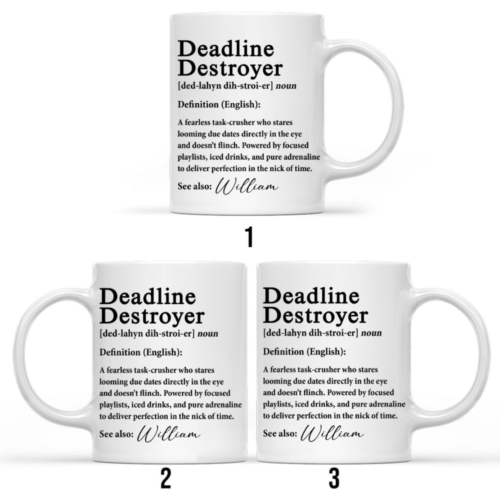 Custom Coworker, Christmas & Birthday Team Appreciation Gift • Funny Title - Personalized Coffee Mug